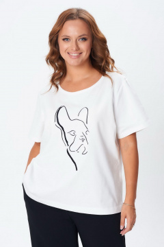 Футболка Condra 16292 молочный - фото 2