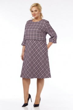 Платье СиБон 0257 крупная_клетка - фото 4