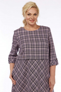 Платье СиБон 0257 крупная_клетка - фото 2