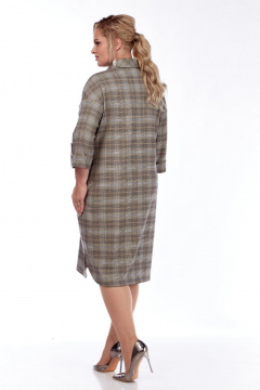 Платье СиБон 0269 клетка - фото 3