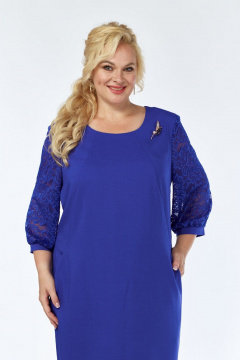 Платье СиБон 0342 василек - фото 2