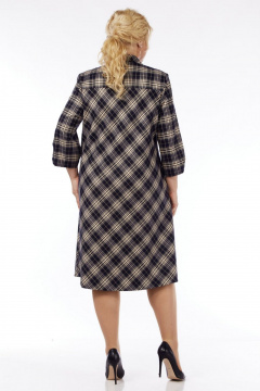 Платье СиБон 0290 светлая_клетка - фото 4