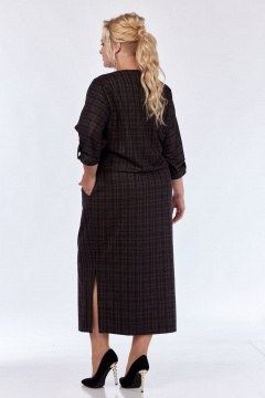 Платье СиБон 0322/1 клетка - фото 4