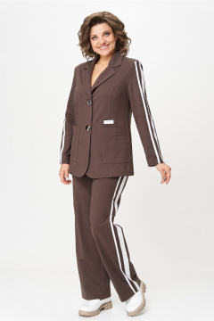 Брюки, жакет Bonna Image 965/2 коричневый - фото 2