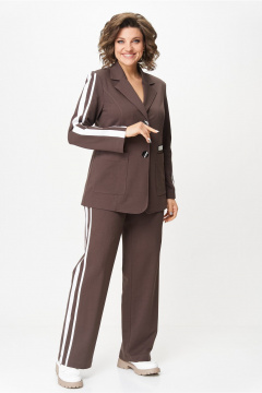 Брюки, жакет Bonna Image 965/2 коричневый - фото 1