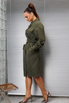 Платье Galean Style 989 хаки - фото 4