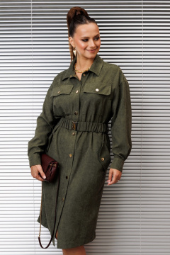 Платье Galean Style 989 хаки - фото 1