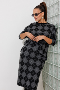 Свитшот, юбка Galean Style 990 ромбы - фото 3