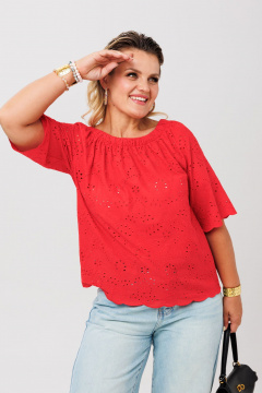 Блуза Anastasia 1131.1 красный - фото 5