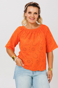 Блуза Anastasia 1131.4 оранжеый - фото 3