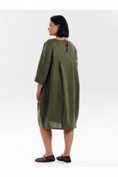 Платье SHLOMO 4-6 хаки - фото 2