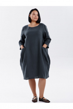 Платье SHLOMO 4-6 серый - фото 1