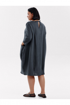 Платье SHLOMO 4-6 серый - фото 3