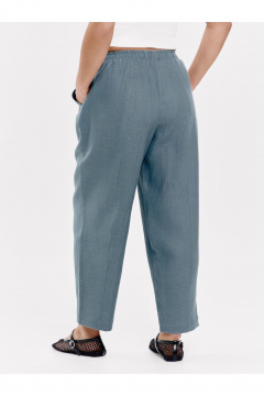 Брюки SHLOMO 2-9 серо-голубой - фото 3