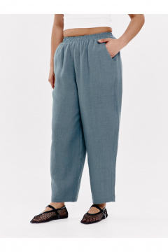 Брюки SHLOMO 2-9 серо-голубой - фото 2