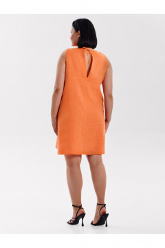 Платье SHLOMO 4-8 оранжевый - фото 3