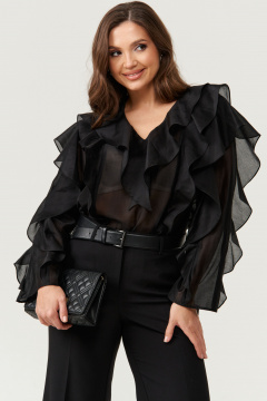 Блуза Панда 103240 черный - фото 1