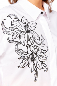 Рубашка Grace for you 022 белый - фото 3