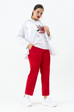 Рубашка Andina 130 белый - фото 4