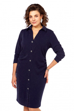 Платье Диомант 2097 синий - фото 5