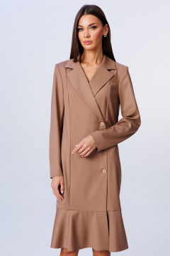 Платье Ларс Стиль 1069 капучино - фото 2