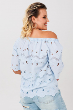 Блуза Anastasia 1131.2 голубой - фото 2