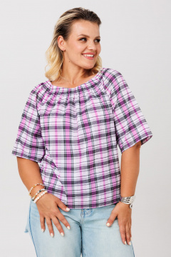 Блуза Anastasia 1255 фиолетовый - фото 5