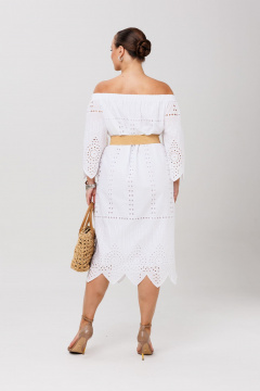 Платье Anastasia 1256.1 белый - фото 2