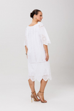 Платье Anastasia 1256 белый - фото 2