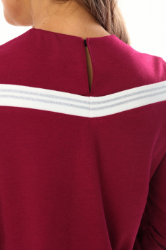 Джемпер LM М13 бордо - фото 3