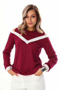 Джемпер LM М13 бордо - фото 1