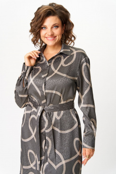 Платье VIPPRIMO 123 серый - фото 5