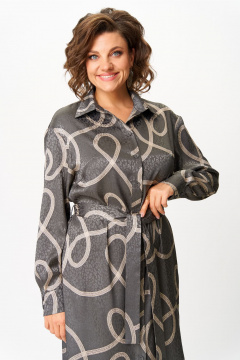 Платье VIPPRIMO 123 серый - фото 2