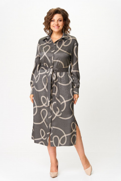 Платье VIPPRIMO 123 серый - фото 1