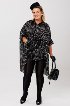 Блуза Anastasia 1260 черный - фото 4