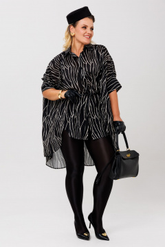 Блуза Anastasia 1260 черный - фото 3