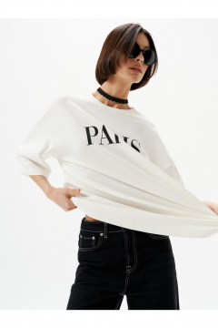 Футболка 10DENCY 23332 молочный-черный - фото 3