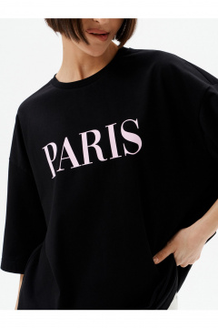 Футболка 10DENCY 23332 черный/розовый - фото 5