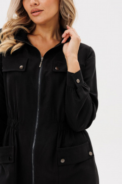 Прямое платье из вискозы с поясом и карманами на каждый день Verita 2264 - фото 4