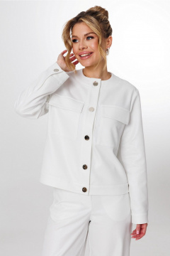 Брюки, жакет Faufilure C1558 белый - фото 2