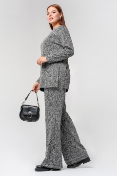 Джемпер La rouge 3311 серый меланж - фото 3