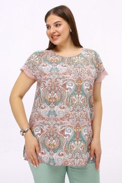 Блуза La rouge 6322 розовый - фото 1