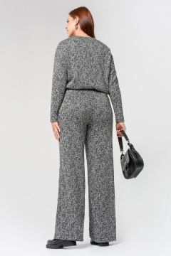 Брюки La rouge 8049 серый-меланж - фото 3