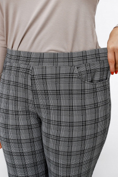 Брюки La rouge 8063 серый-(клетка) - фото 5
