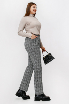 Брюки La rouge 8063 серый-(клетка) - фото 2