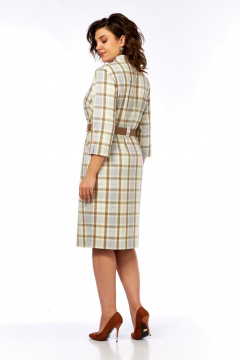 Платье БагираАнТа 1044 клетка - фото 5