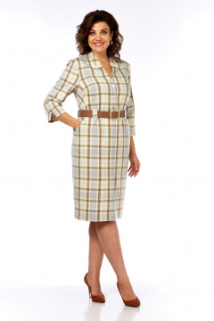 Платье БагираАнТа 1044 клетка - фото 3