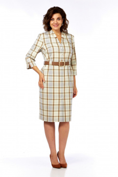 Платье БагираАнТа 1044 клетка - фото 2