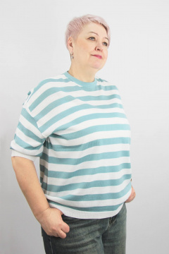 Джемпер Полесье С1204-24 5С2196-Д43 158,164 голубая_лагуна - фото 1