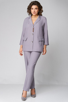 Брюки, жакет Мишель стиль 1297 серый - фото 5